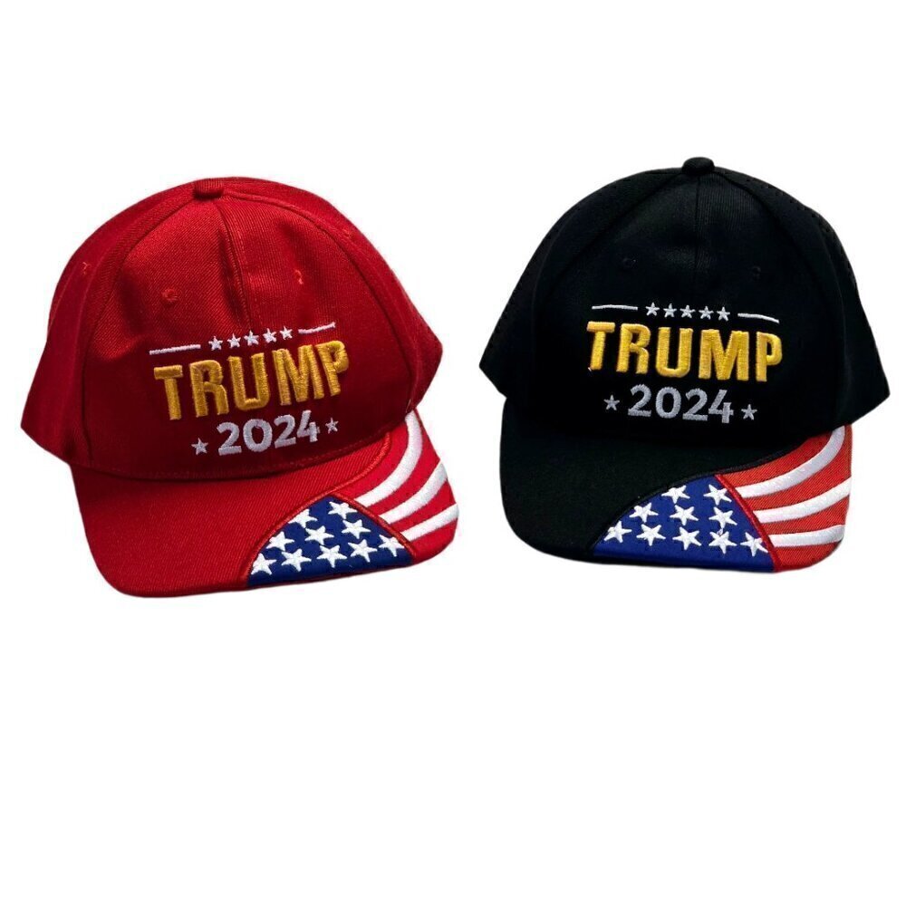 America Flag 2024 Presidential Election Baseball Caps Make America Great Again